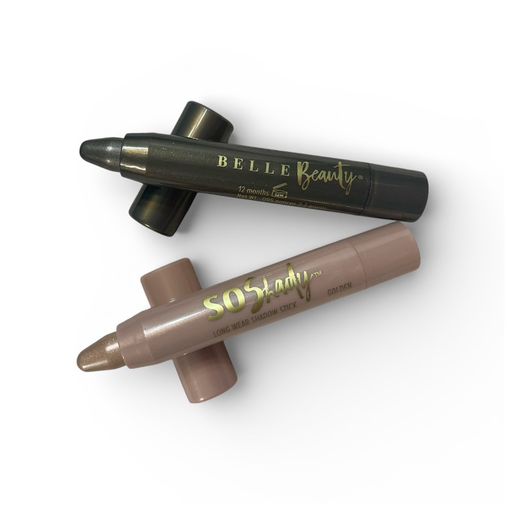 So Shady Eyeshadow Stick Set - Green Tea and Golden Belle Beauty by Kim Gravel